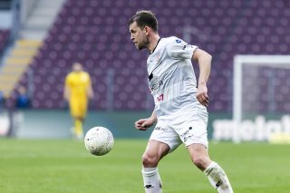 Fabin Frei dimanche dernier au stade de Genève avec le FC Witerthour. KEYSTONE/SALVATORE DI NOLFI